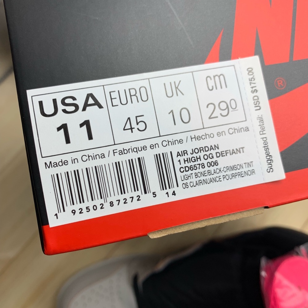 *SOLD*New Nike Air Jordan 1 High OG Defiant NYC - Picture 7 of 7